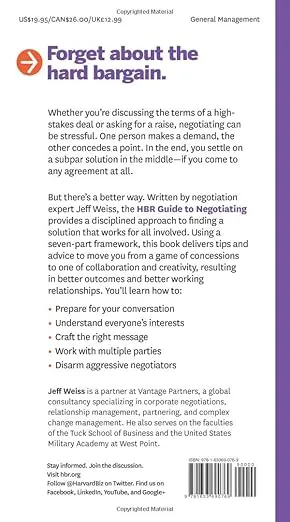 HBR Guide to Negotiating (HBR Guide Series)