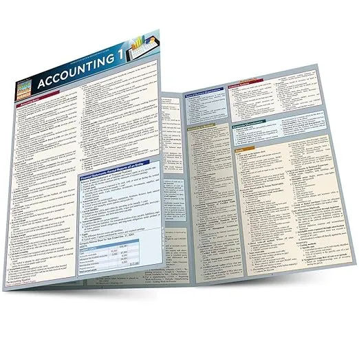 Accounting 1 QuickStudy Laminated Reference Guide (QuickStudy Business)
