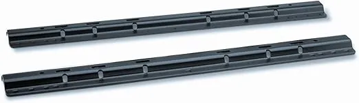 Reese 58058 Black Powder Coat 38 lbs. Fifth Wheel Mounting Rails with 10-Bolt Design