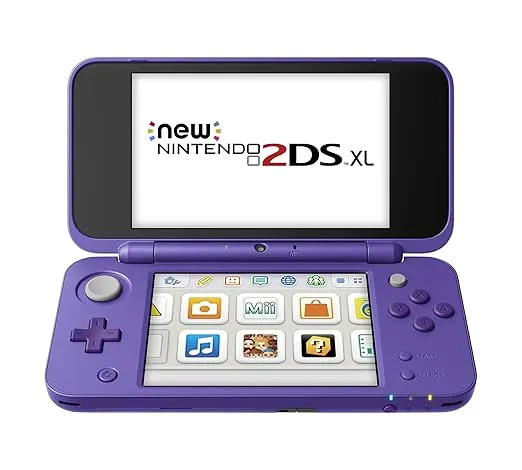 New Nintendo 2DS XL - Purple & Silver (Renewed)