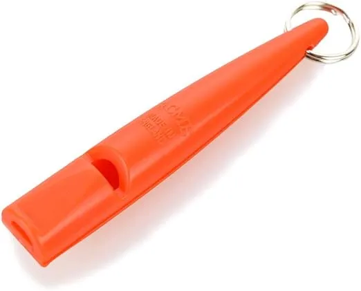 THE ACME | Dog Training Whistle Number 211.5 Medium High Pitch, Single Note | Good Sound Quality, Weather-Proof Whistles | Designed and Made in The UK (Day Glow Orange)