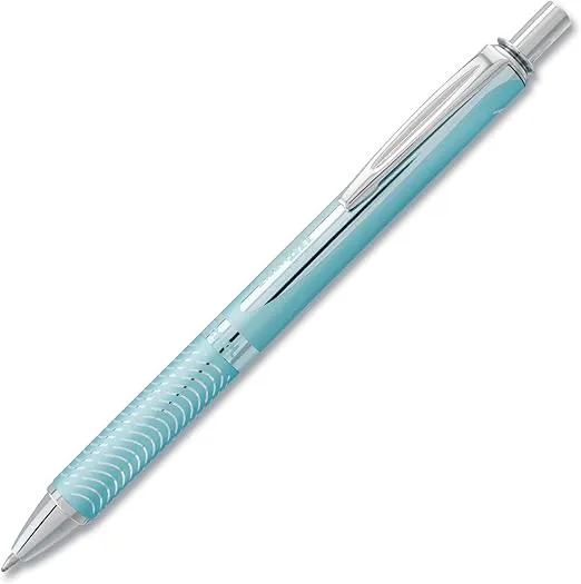 Pentel EnerGel Alloy RT Roller Ball, Retractable, Gel Pen (BL407LS-A)