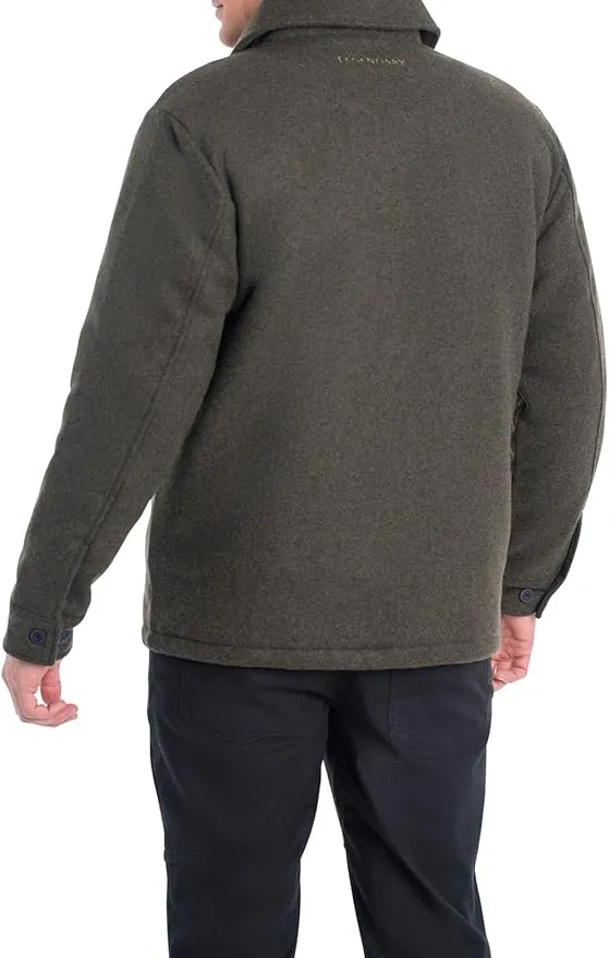 Legendary Whitetails Men's Outdoorsman Wool Coat Winter Outerwear Jacket Berber Lined Work Clothing