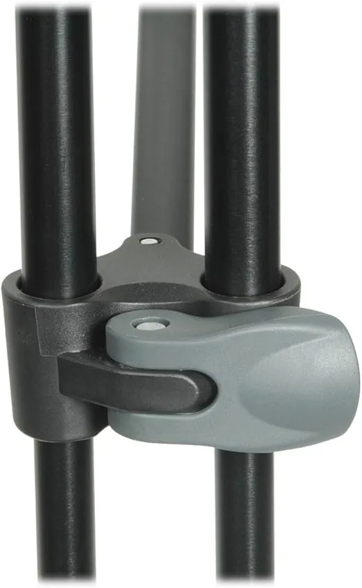 Manfrotto MVK502AM-1 Professional Fluid Video System Aluminum Tripod with Telescop Twin Leg (Black)