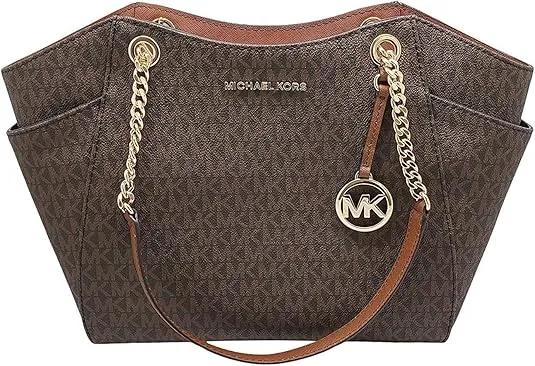 Michael Kors Jet Set Travel (Brown/signature, Large)