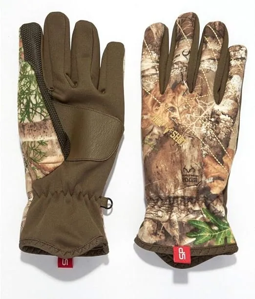 HOT SHOT Men’s Camo Eruption Stormproof Glove – Realtree Edge Outdoor Hunting Camouflage