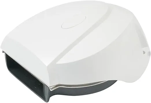 Marinco 10099 12V MiniBlast Compact Single Horn with White Cover