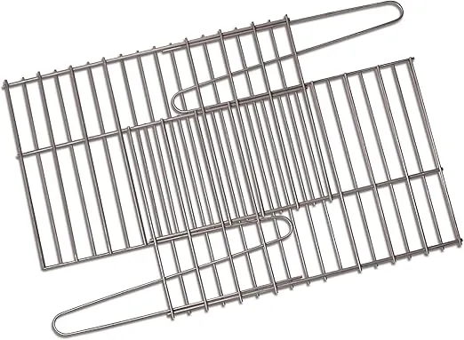 GrillPro 91250 Universal Fit Adjustable Rock Grate, Silver
