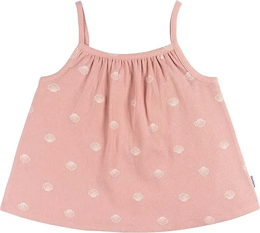 Gerber Baby Girls' Toddler Sleeveless Tank Top and Shorts Set