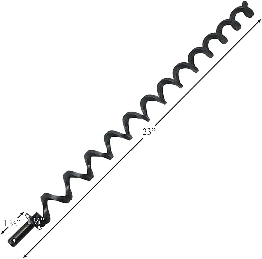 23" Auger Flighting Shaft Compatible with Traeger Pellet Grills Part # KIT0023 AKA SUB005