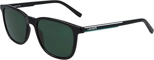 Lacoste Stripes & Piping Rectangular Sunglasses