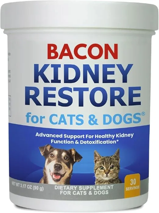 Cat and Dog Kidney Support, Natural Renal Supplements to Support Pets, Feline, Canine Healthy Kidney Function and Urinary Tract. Essential for Pet Health, Pet Alive, Easy to Add to Cats and Dogs Food