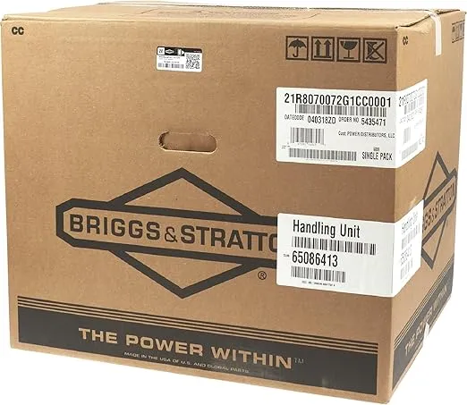 Briggs & Stratton 21R807-0072-G1 Simpson 11.5 HP Intek Engine, Black