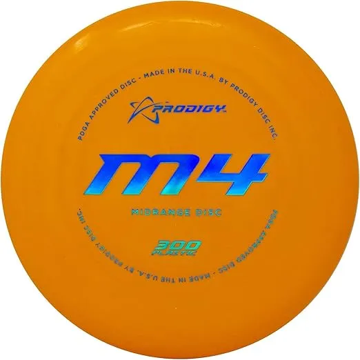 Prodigy Disc 300 M4 Disc Golf Midrange | Reliable Slightly Understable Midrange Disc | Optimum Feel and Grip | Designed for All Players | 177-180g (Colors May Vary)