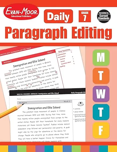 Daily Paragraph Editing, Grade 7 Teacher Edition