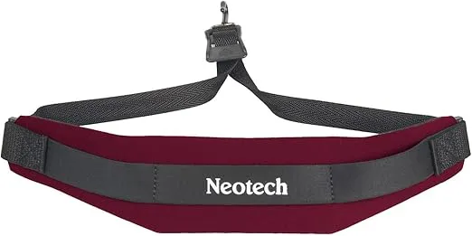 Neotech Soft Sax, Wine, Regular, Metal Hook Saxophone Strap (1906192)