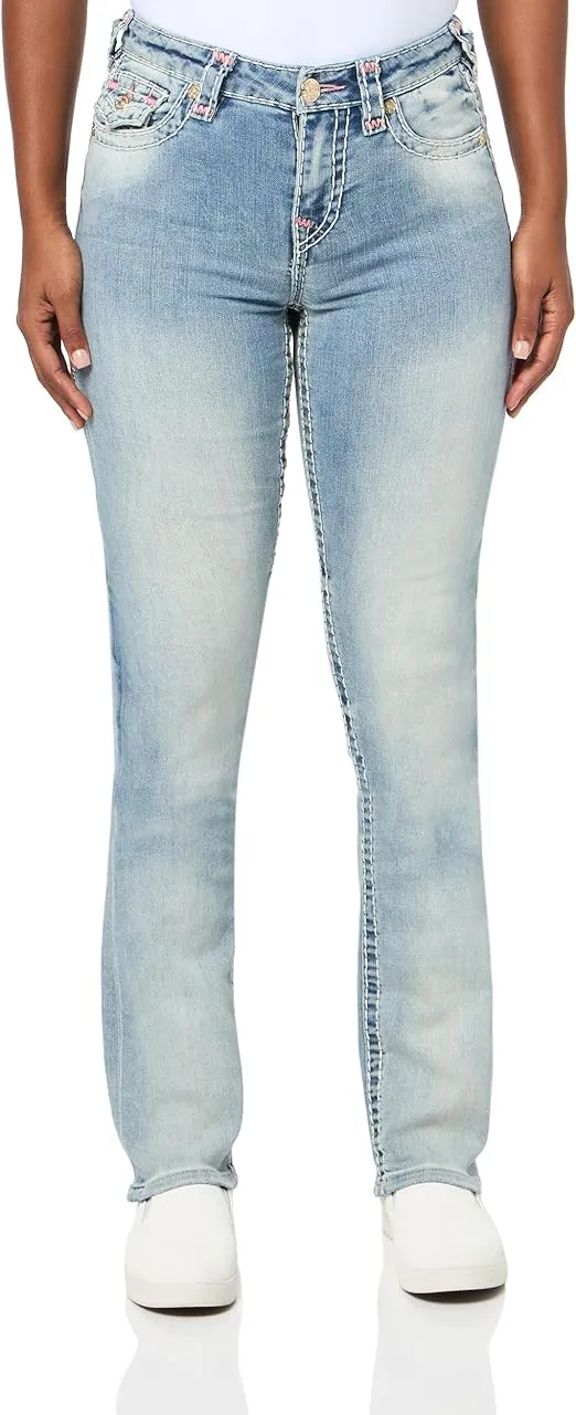 True Religion Women's Billie Mr Straight Flap Super T​