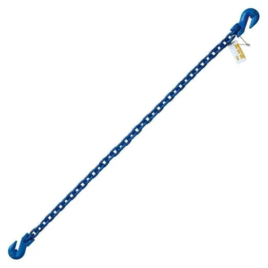 Grade 100 1/4"x10' Binder Chain Lifting Chain Sling Clevis Grab Hooks Working Load Limit 3080 LBS Breaking Strength 12320 LBS