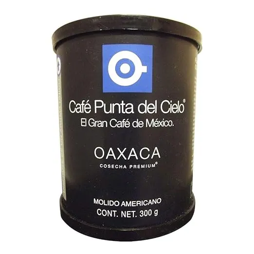 Cafe Punta del Cielo USA Oaxaca Region Ground Coffee Can