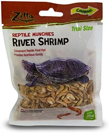 Zilla Reptile Munchies River Shrimp .35 Ounces - PDS-096316099562