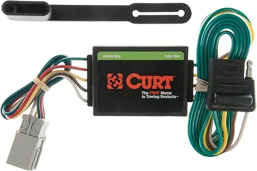 Curt Manufacturing 55336 Vehicle-Side Custom 4-Pin Trailer Wiring Harness,Fits Select Honda Accord,CR-V,Odyssey,Pilot,Acura Integra,CL,RL,TL,MDX