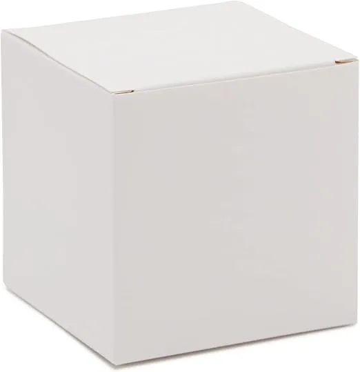 Juvale 100-Pack White 3x3x3 Gift Boxes with Lids for Candles, Ornaments, Crafts, Party Favors, Cupcakes, Holiday, Birthday, Baby Shower, Bridesmaid and Groomsmen Proposal, Easy Assemble