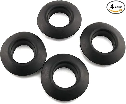 E-outstanding Drip Ring 4PCS Durable Practical Rubber Kayak Paddle Drip Rings Accessories for Canoe Raft Paddles Oar Shaft Replacement