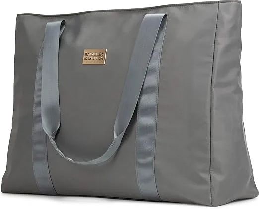 BADGLEY MISCHKA Nylon Travel Tote Weekender Bag - Lightweight Packable Travel Bag