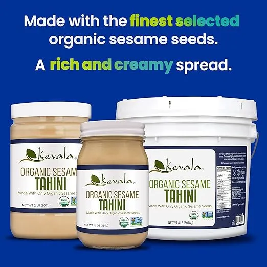 Kevala Organic Sesami Tahini, 16 Ounce