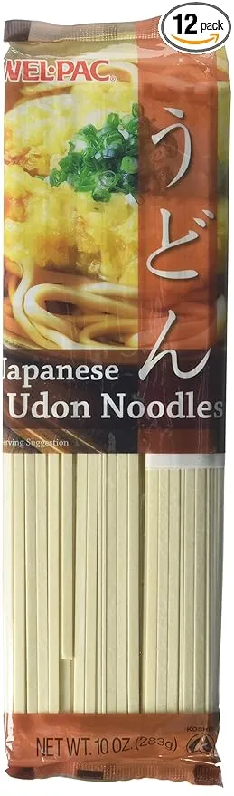 Wel Pac Noodles Yokogiri Udon, 10-Ounce (Pack of 12)