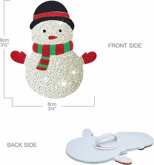Blueberry Pet Christmas Snowflake Adjustable Dog Collar, Medium, 14.5"-20", Festive Snowman Décor - Dog Collars for Small Dogs, Holiday Christmas Dog Collar Girl, Winter Style Enthusiasts