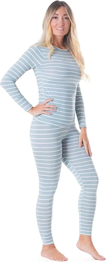 Rocky Thermal Underwear for Women, Long Johns Fleece Lined Set, Shirt & Pants, Base Layer w/Leggings/Bottoms Ski/Extreme Cold
