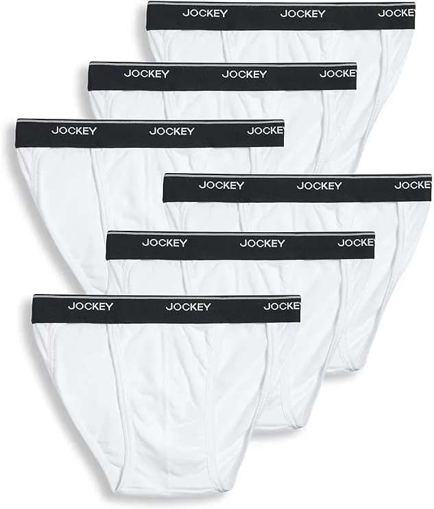 Jockey Men's Underwear Elance String Bikini - 6 Pack