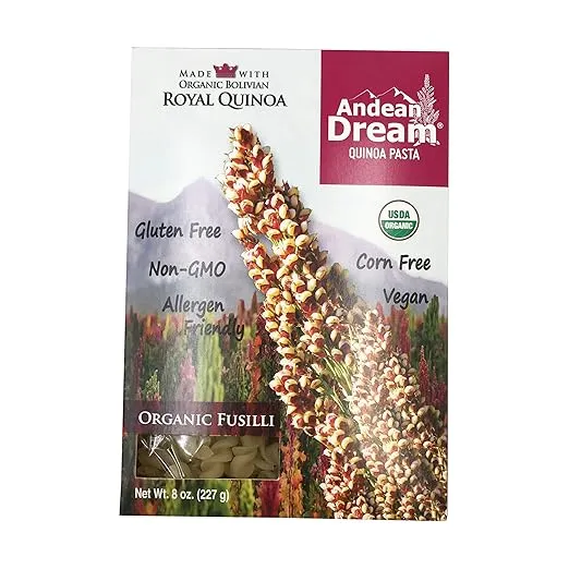 Andean Dream Pasta Quinoa Fusilli, 8 oz