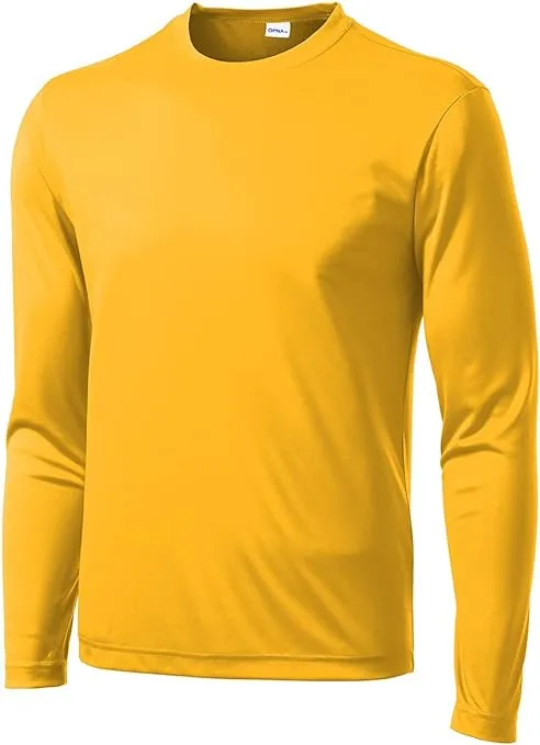 Opna Men's Long Sleeve Moisture Wicking Athletic Shirts
