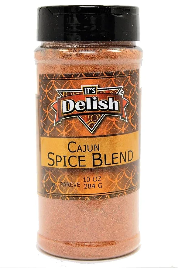 Cajun Spice Blend by Its Delish, Medium Jar, 10 oz