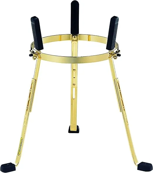 Meinl Percussion ST-MSA11G Steely II Height Adjustable Stand for 11-Inch MEINL Professional Congas, Gold Tone