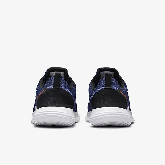 Nike Flex Experience Run 12 Men's Road Running Shoes (Extra Wide) (DV0744-401, Astronomy Blue/Black/Hyper Crimson)