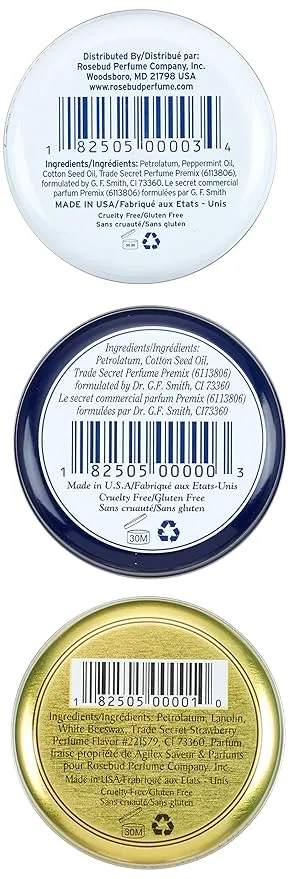 Rosebud Three Lavish Layers Lip Balm, 0.8 Ounce