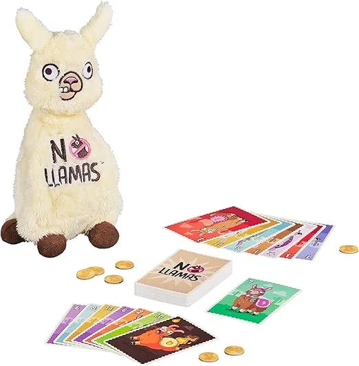 Ridley’s No Llamas Card Game – Fast-Paced Game for 2-5 Players, Ages 6+ – Unique Concept, Perfect for Family Game Night