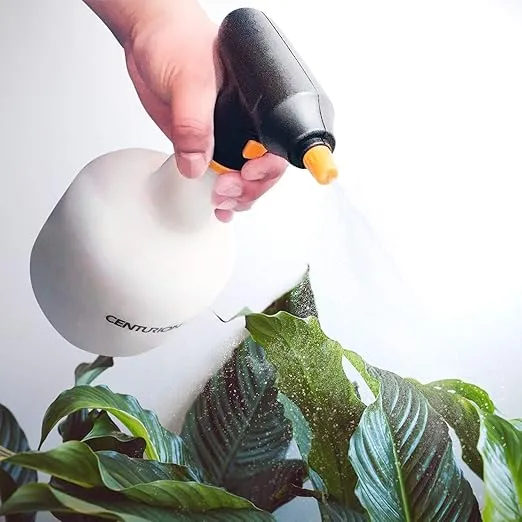 Centurion 1575 Quart Battery Sprayer Portable Water Mister Spray Bottle for Garden & Outdoor, One-Touch Spraying Without Pumping, in-Tank Filter, Unique Design can be Used with 360 Degree Rotation