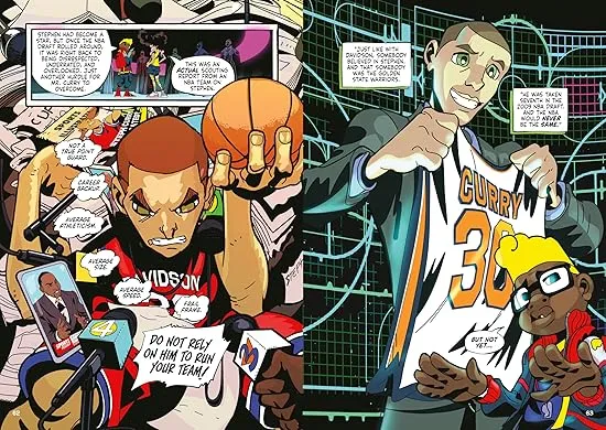Stephen Curry: The Official Graphic Novel (Stephen Curry Sports Superheroes)