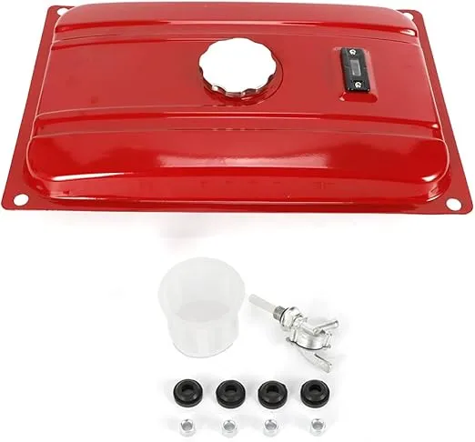 5 Gallon Generator Gas Tank Fuel Filter Cap Gauge Petcock Universal For EC2500 18.9 Liter