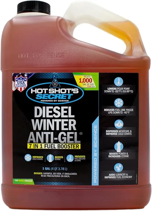 Hot Shot's Secret Diesel Winter Anti-Gel 1 Gallon, Amber (P403301G)