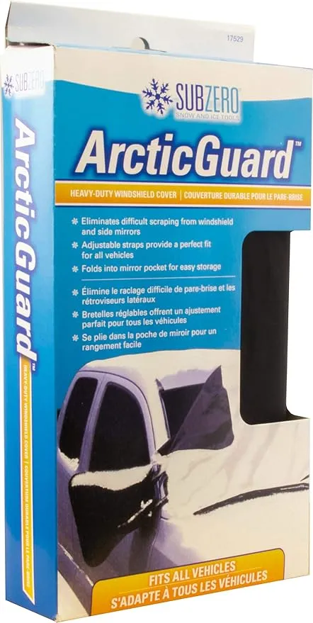 SubZero 17529 Heavy Duty ArcticGuard Snow and Ice Universal Windshield Cover