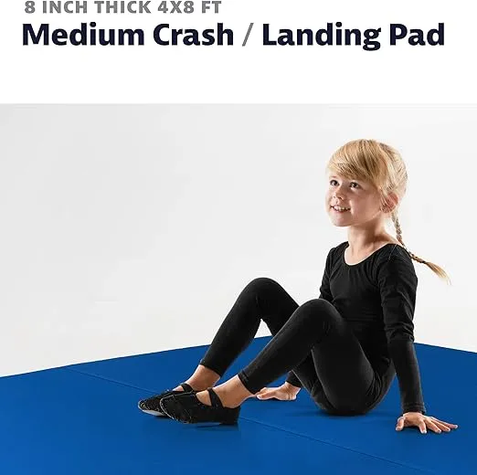 We Sell Mats Thick BiFolding Gymnastics Crash Landing Mat Pad