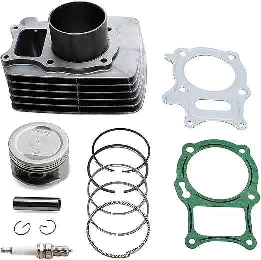 12100-HN6-000 Top End Rebuild Kit 68.5mm Bore Piston Cylinder Kit Fit for Honda Recon TRX250 Sportrax TRX250EX 2001 – 2012 2013 2014 2015 2016 2017 2018 2019 2020 2021 2022 Cylinder Kit