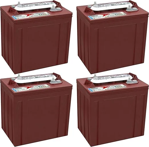 Trojan T-125 240Ah, 6V Deep Cycle Battery - 4 Pack