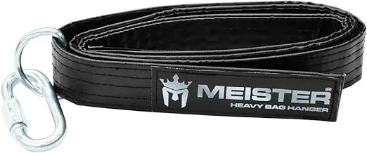 Meister Heavy Bag Hanger Strap Mount for Boxing & MMA Punching Bags - Black