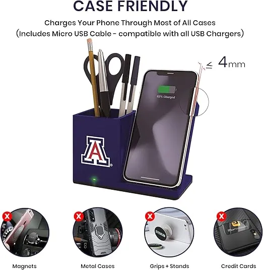 SOAR NHL Wireless Charger and Desktop Organizer